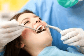 Professional dental clinic with modern equipment and happy patients